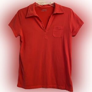 Columbia Pullover V-Neck Shirt Size Large